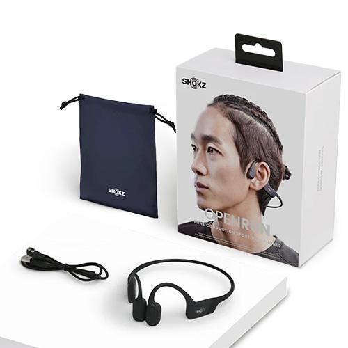 Shokz（ショックス） ワイヤレス骨伝導イヤホン OpenRun ブラック SKZ