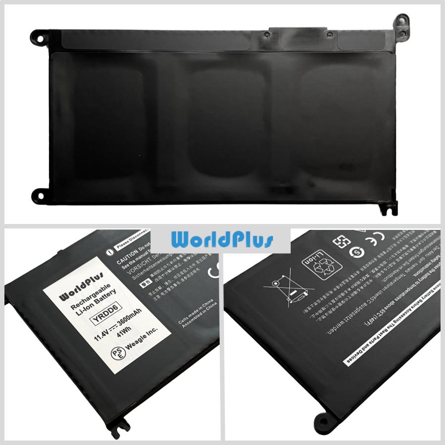 DELL（デル） WorldPlus YRDD6 バッテリー Dell Inspiron 14 3000 5000