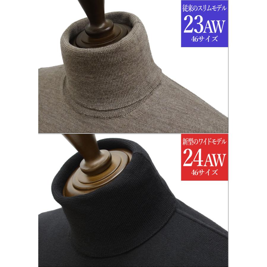 ZANONE（ザノーネ） ＜選べる2シルエット＞ 秋冬春 タートルネック 12