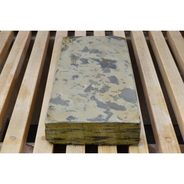 加藤鉱山中山アイサ層カラス砥石 大極上 仕上砥石 本物保証【使用品