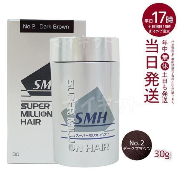 スーパーミリオンヘアー ルアン 30g No.2 ダークブラウン 髪 頭 分け目
