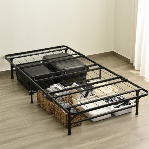 BTM パイプベッド 折りたたみ シングルベッド 軽量 組立簡単 広げる