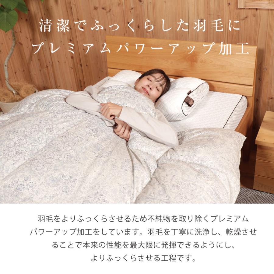 my makura（マイまくら） 吸湿発熱 マグマパワー羽毛ふとんMP24-05
