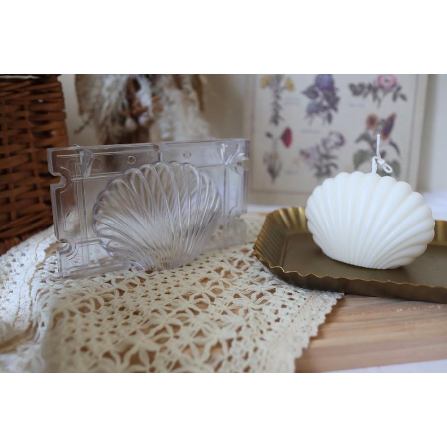 キャンドル モールド 貝殻 貝 シェル型 ポリ製 型 ソイワックス アロマ