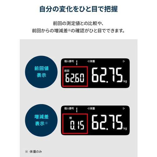 カラダスキャン KRD-608T2-BK オムロン 体重体組成計 ブラック