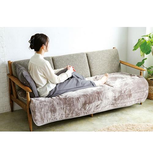 広電（KODEN） VWR181H-MM 電気敷き毛布 洗えるらく寝ぼう モカ 約180