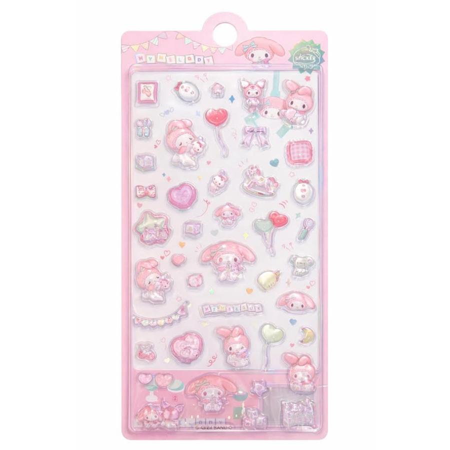 ラッピング対応 マイメロディ マイメロ 3D シール ぷっくり サンリオ