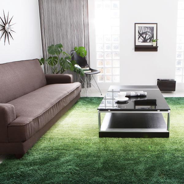 LOWYA（ロウヤ） ラグ ラグマット おしゃれ 200×250 L 厚手