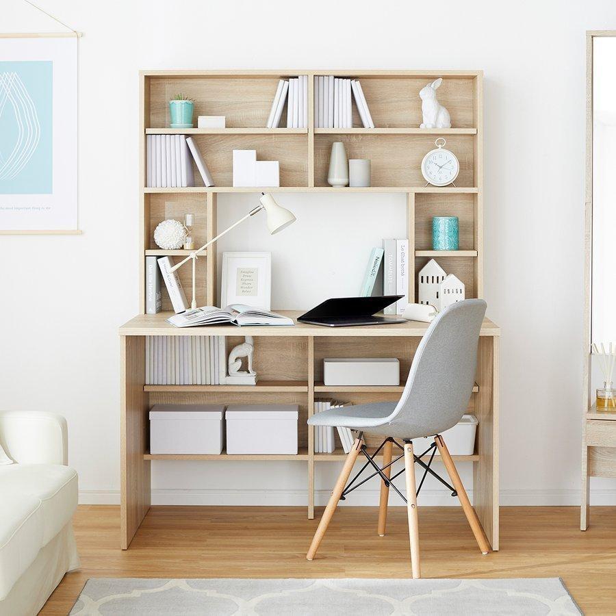 LOWYA（ロウヤ） デスク パソコンデスク 学習机 収納 120cm おしゃれ