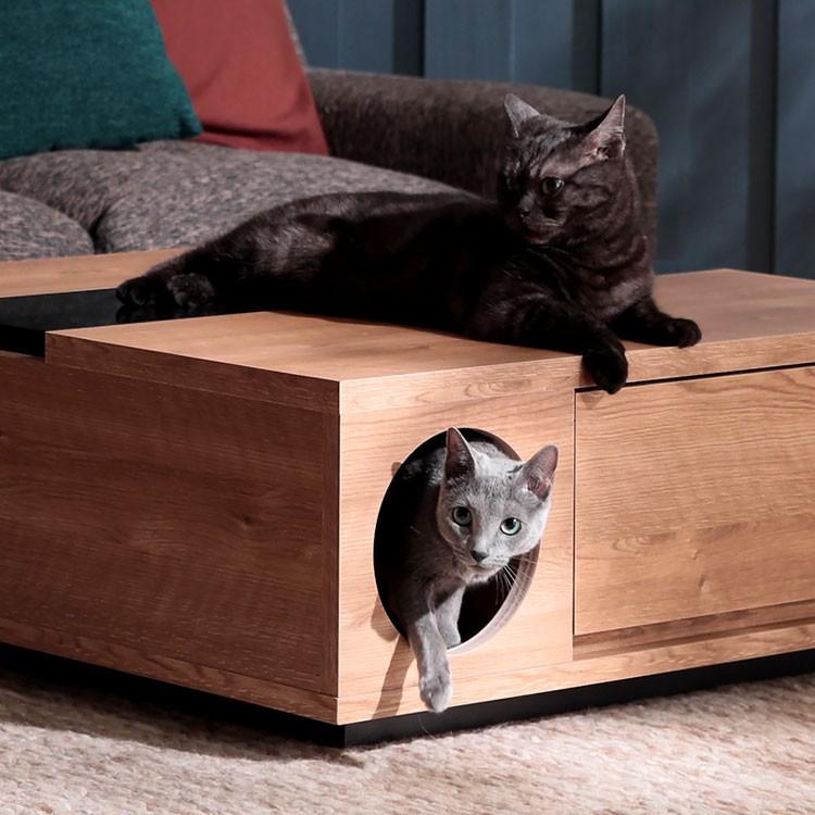 JAM JAM様用 ロウヤ 猫と暮らそう ローテーブル ガラス天板 LOWYA ロー