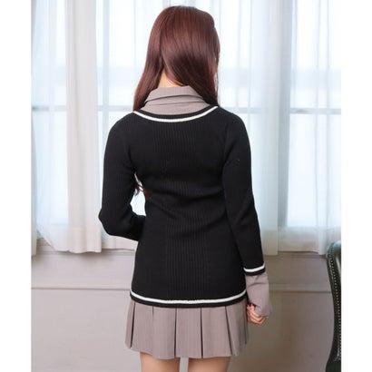 LIP SERVICE（リップサービス） シャツドッキングプリーツワンピース