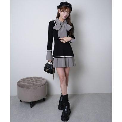 LIP SERVICE（リップサービス） シャツドッキングプリーツワンピース