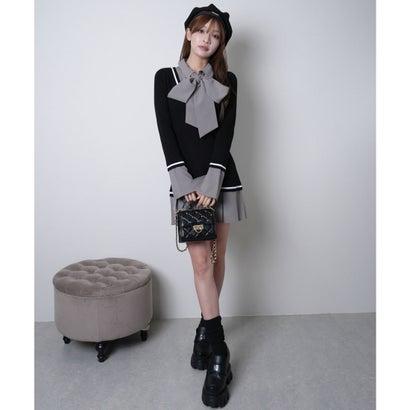 LIP SERVICE（リップサービス） シャツドッキングプリーツワンピース