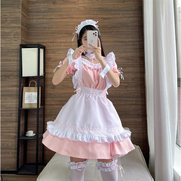送料無料 仮装 メイド服 コスプレ ロリータ lolita レディース ドレス