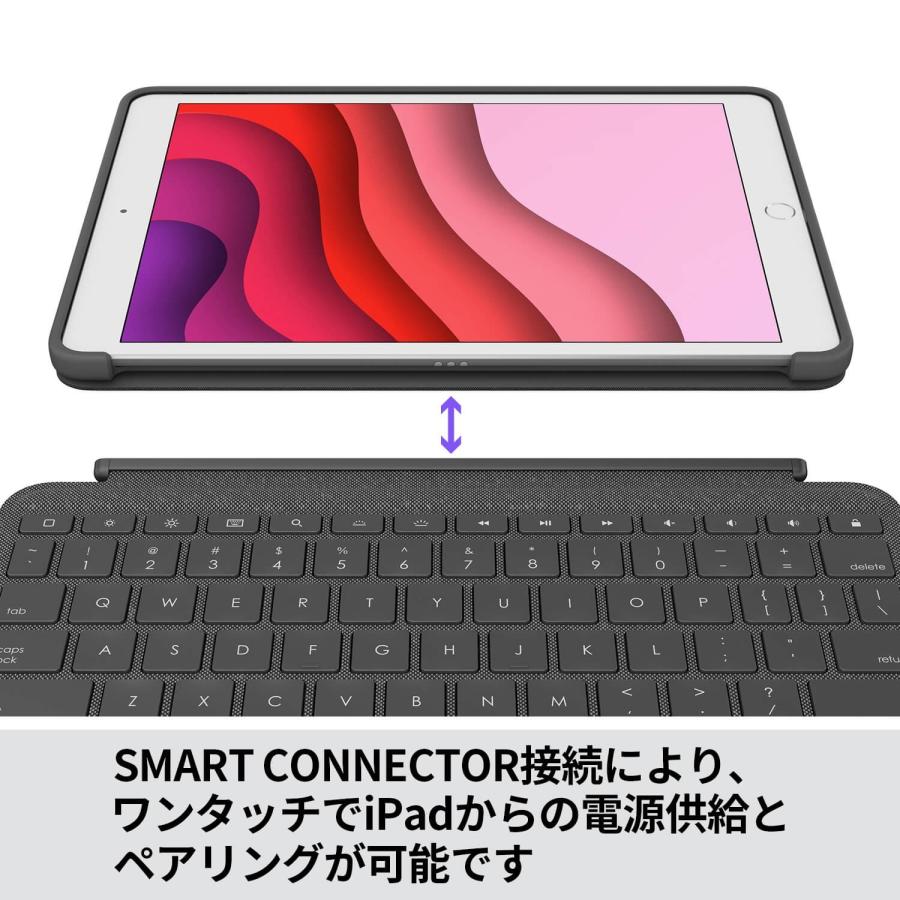 logicool（ロジクール） iPad キーボード ケース Combo Touch iPad 第7