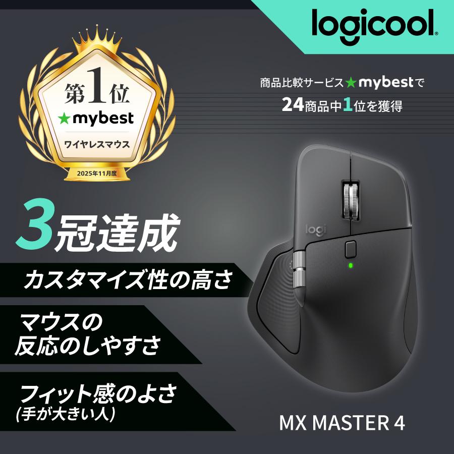 logicool（ロジクール） 新製品 MX MASTER 4 アドバンスド ワイヤレス