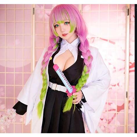 甘露寺 蜜璃 かんろじ みつり コスプレ 衣装 コスチューム 隊服 鬼 滅