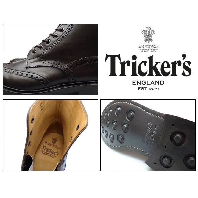 Tricker's（トリッカーズ） カントリーブーツ ウイングチップブーツ