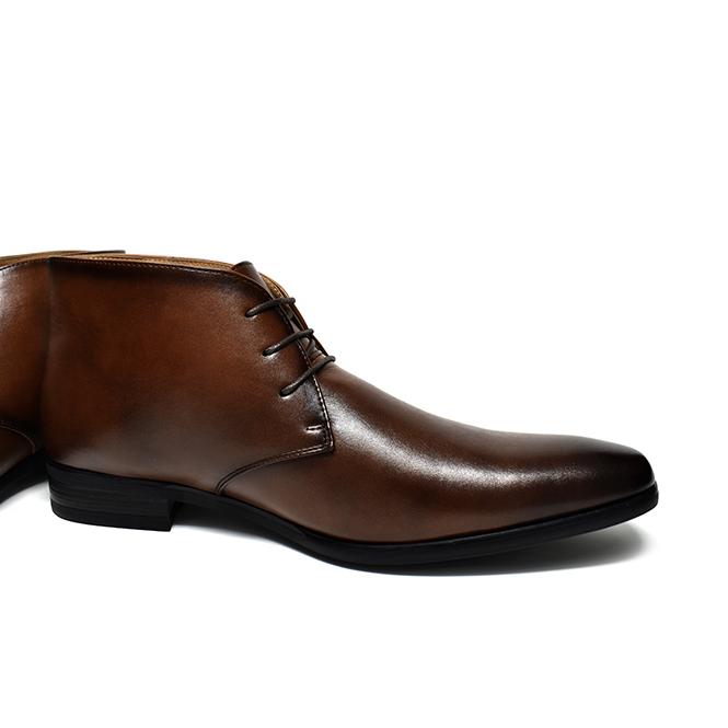 R.swift チャッカブーツ メンズ ビジネスシューズ スーツ プレーントゥ