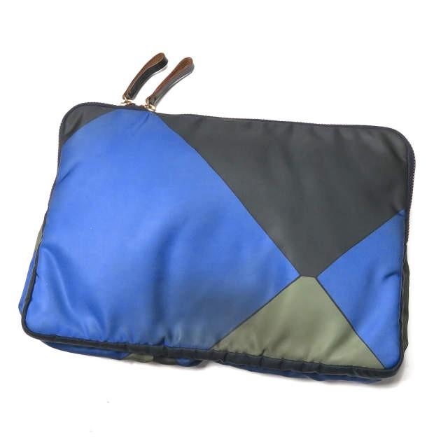 MARNI x PORTER マルニ ポーター 別注 日本製 クラッチバッグ ブルー