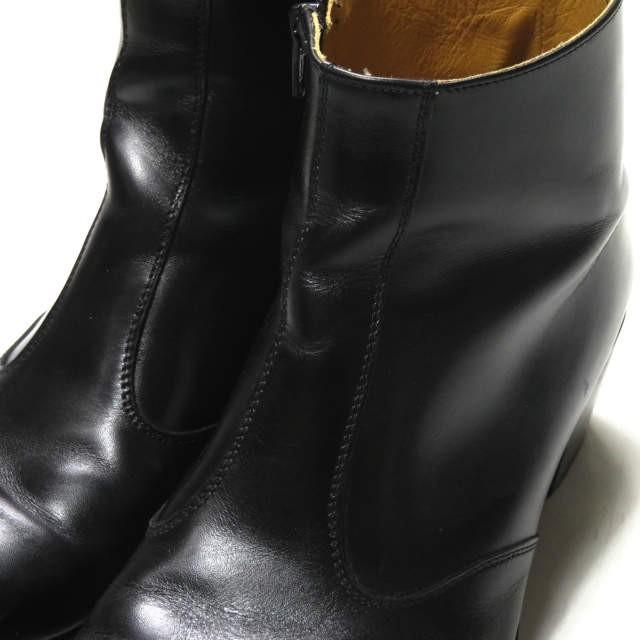 シモン フルニエール Simon Fournier レザーサイドジップブーツ 10667