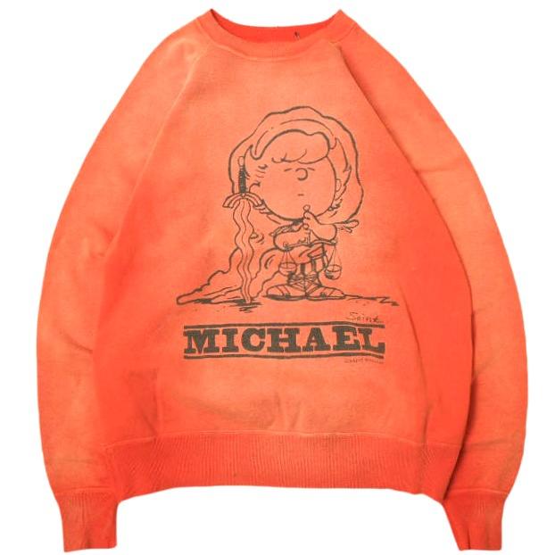 新品 SAINT MICHAEL セントマイケル 23AW 日本製 CRW N SWT / クルー