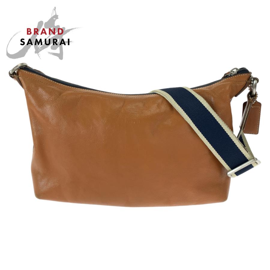 COACH（コーチ） ヘリテージウェブ ブラウン 茶 レザー F70559