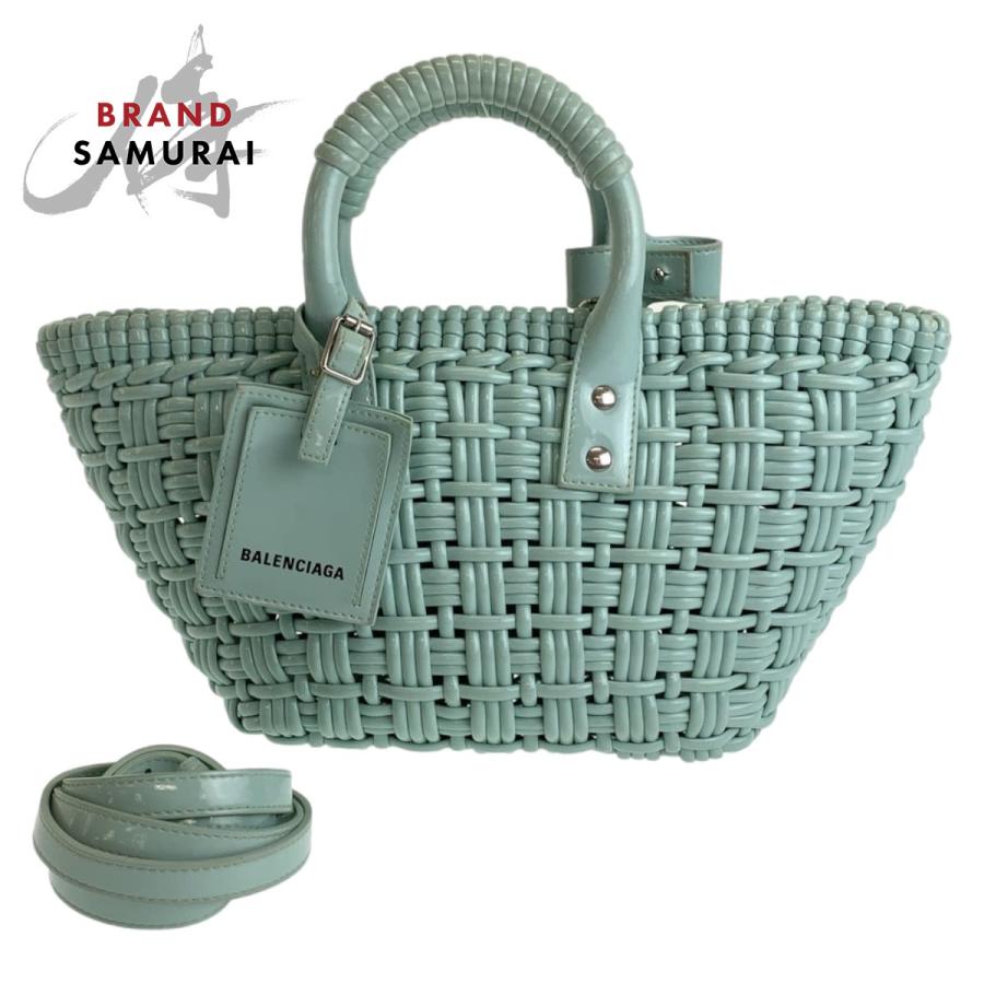 BALENCIAGA（バレンシアガ） 美品 エナメルバスケット ビストロXS