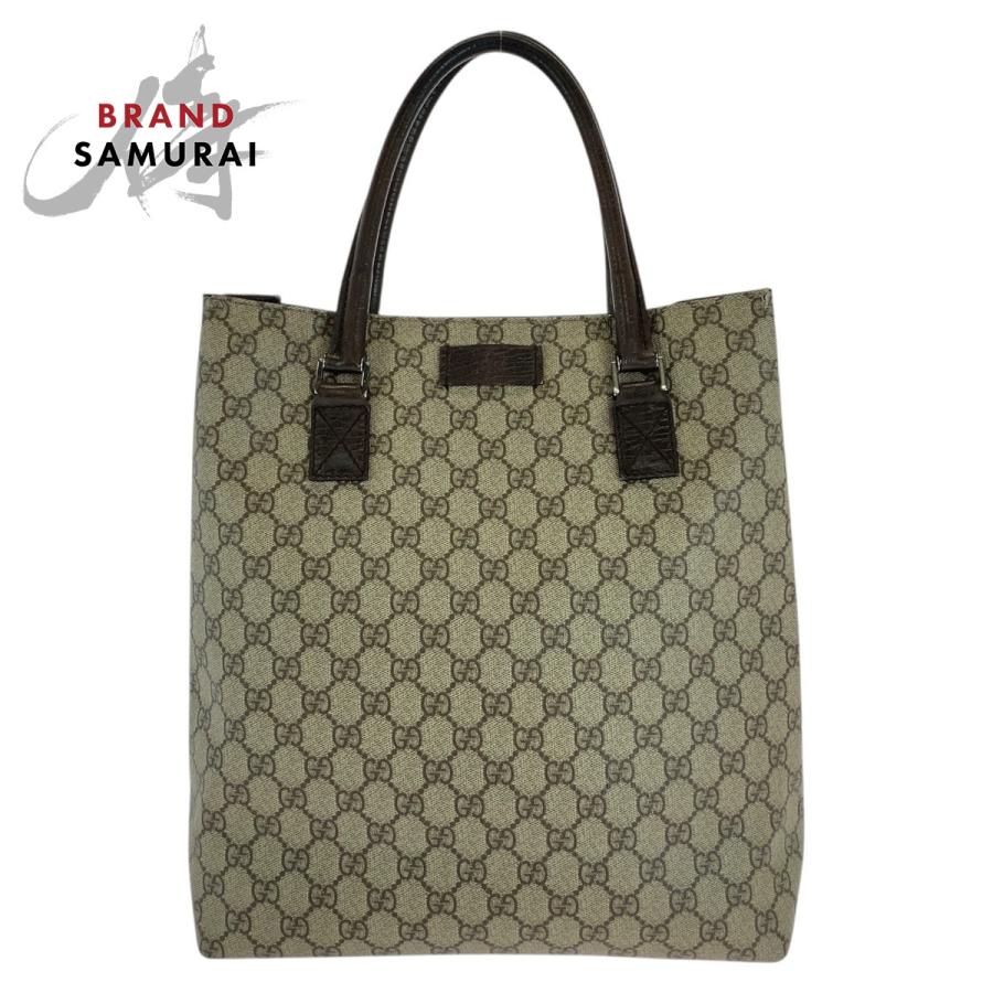 GUCCI（グッチ） ベージュ ブラウン GGスプリームキャンバス/レザー