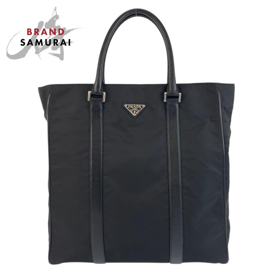 PRADA（プラダ） 美品 テスート 三角ロゴプレート サフィアーノレザー