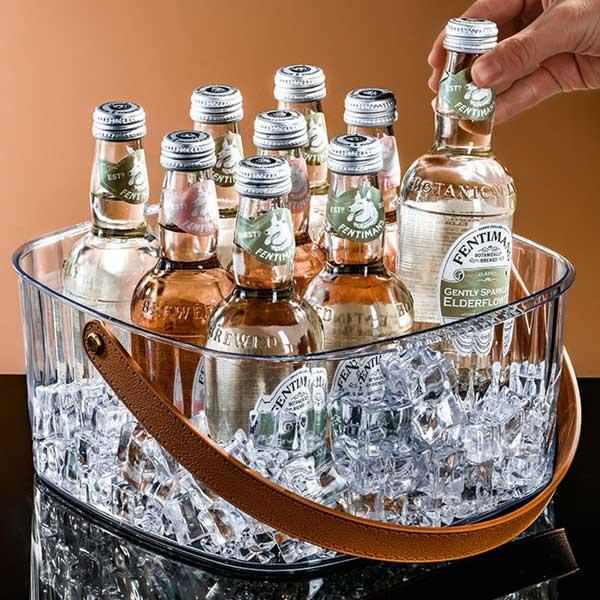 ワインクーラー アクリル おしゃれ シャンパンクーラー ボトルクーラー