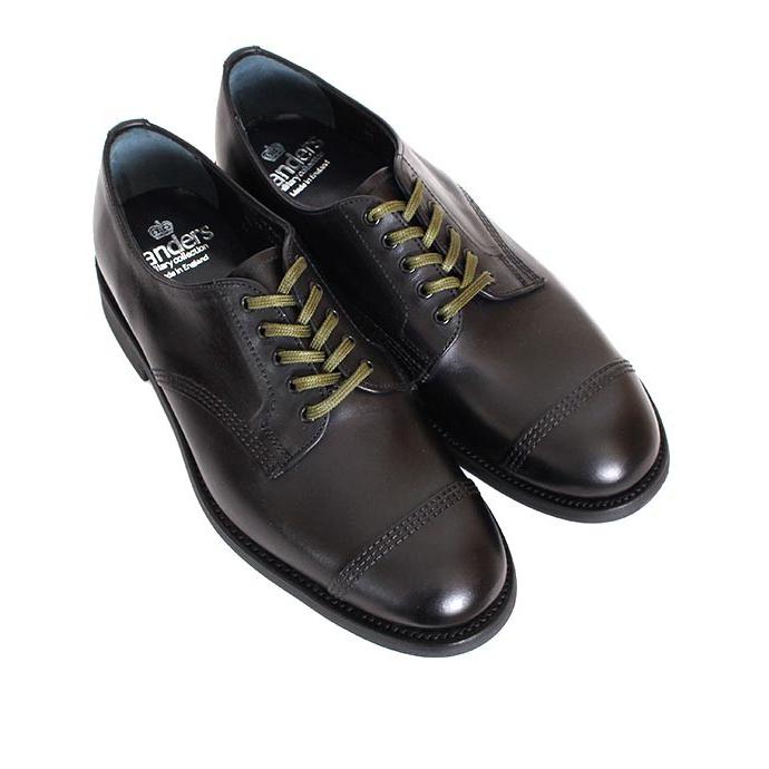 SANDERS（サンダース） 別注仕様 1128 ブラック ミリタリー ダービー