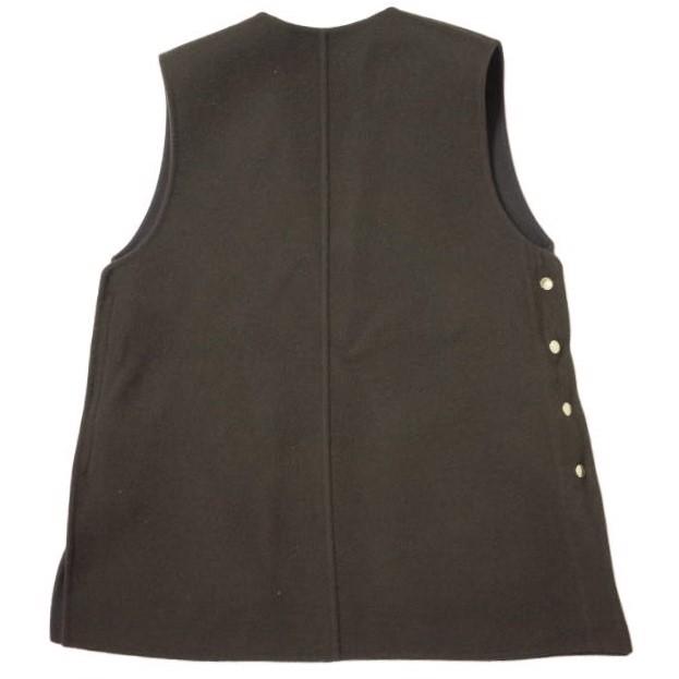 Drawer ドゥロワー 21AW 日本製 ウールリバーコンビベスト 6521-234