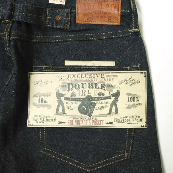 新品 RRL ダブルアールエル LIMITED PRODUCTION RUN 1936 BUCKLEBACK