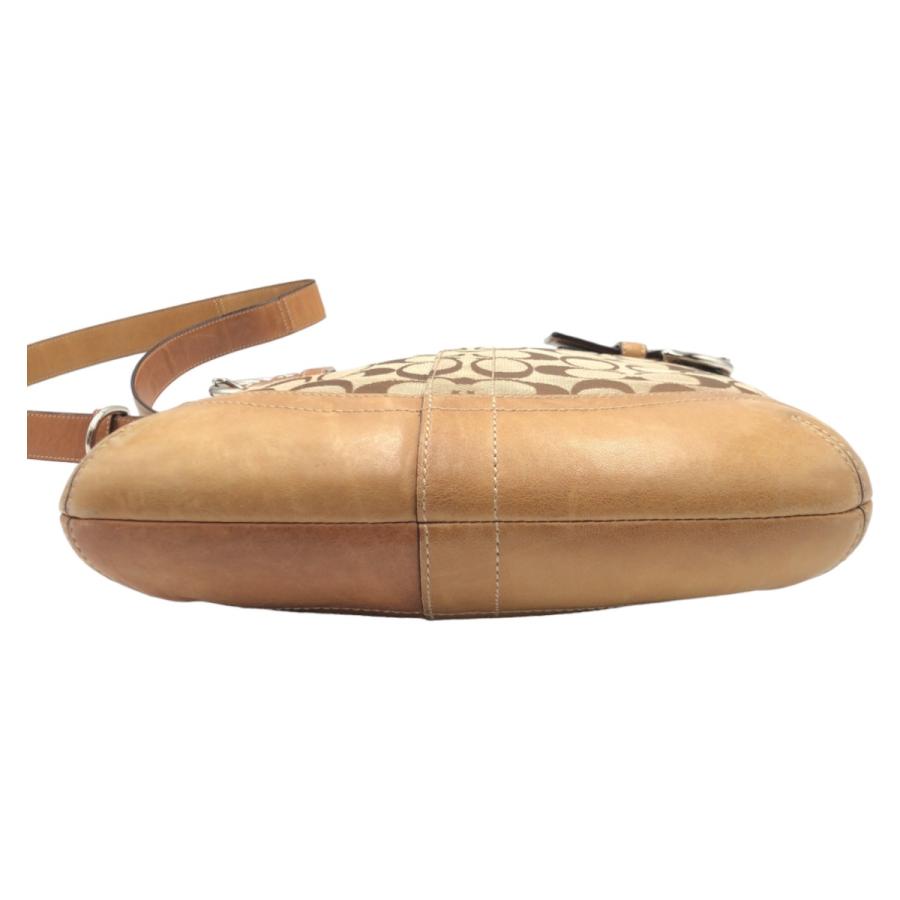 COACH（コーチ） シグネチャー ブラウン シルバー金具 キャンバス