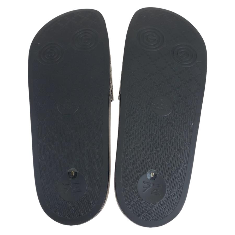 GUCCI（グッチ） 新品未使用 マイクロGG サイズ11 ブラック 黒 レザー