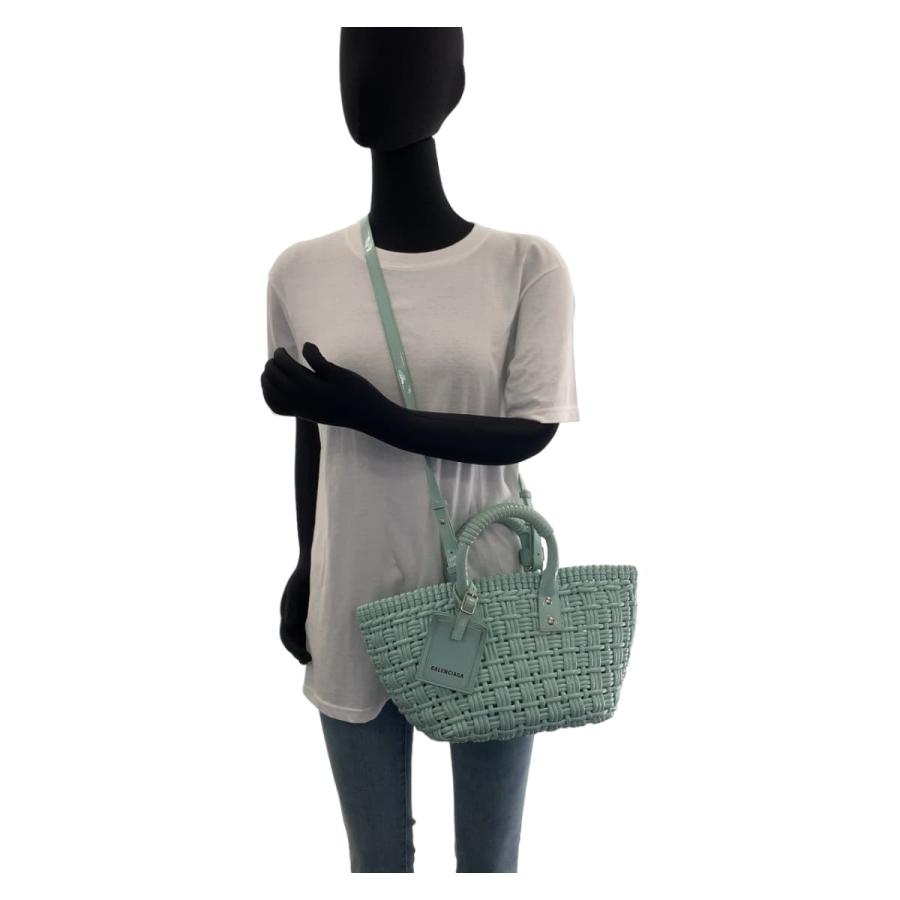 BALENCIAGA（バレンシアガ） 美品 エナメルバスケット ビストロXS