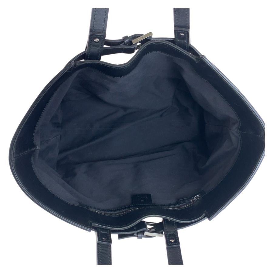 GUCCI（グッチ） ブラック 黒 シルバー金具 GGキャンバス/レザー