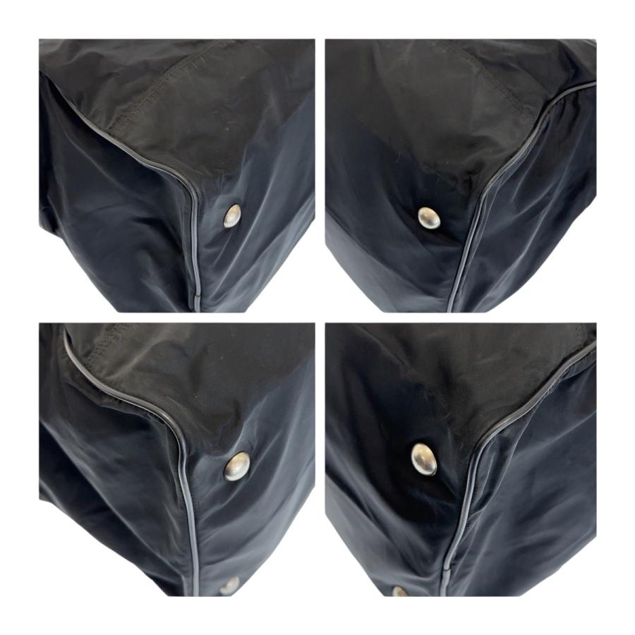 PRADA（プラダ） 美品 テスート 三角ロゴプレート ブラック 黒