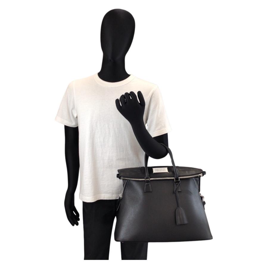 美品 Maison Margiela メゾン マルジェラ 5AC ブラック 黒 シルバー