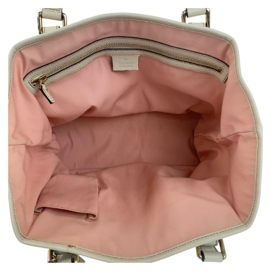 GUCCI（グッチ） シェリーライン ピンク アイボリー ゴールド金具 GG