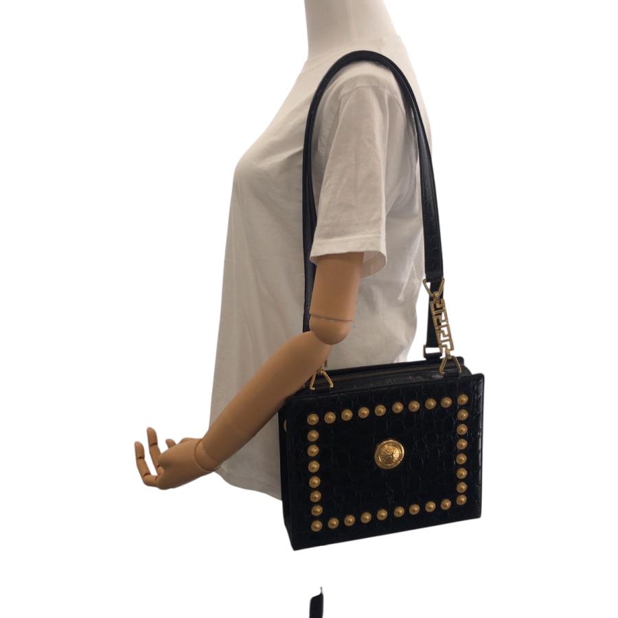 美品 ジャンニ ヴェルサーチ ヴィンテージ クロコ型押し サンバースト