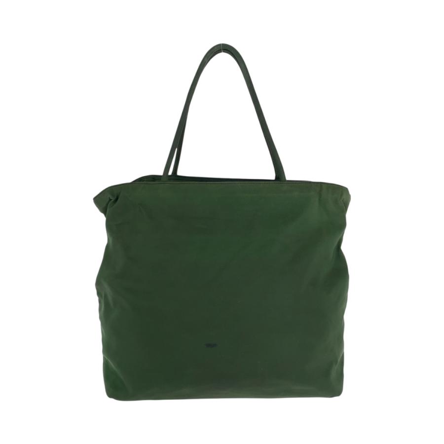 PRADA（プラダ） テスート 三角ロゴプレート カーキ シルバー金具