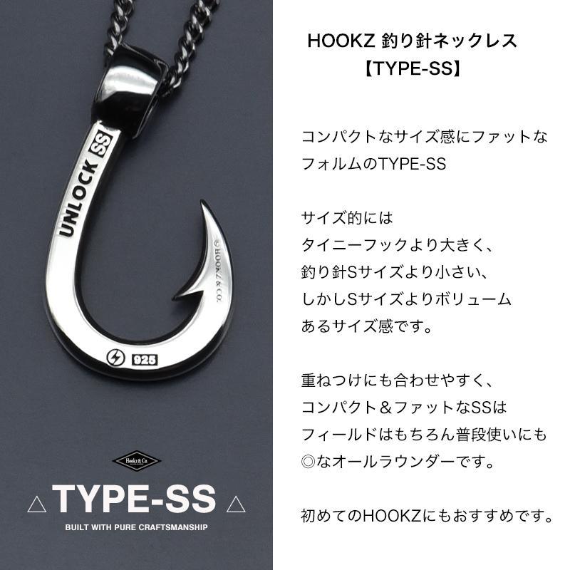 HOOKZ 釣り針ネックレスTYPE-SS シルバー925/フィッシュフック