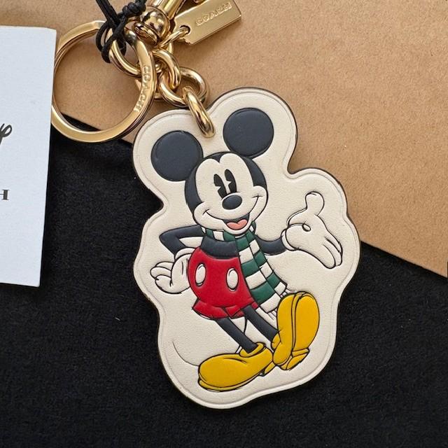 COACH（コーチ） x ディズニー コラボ ミッキーマウス キーホルダー