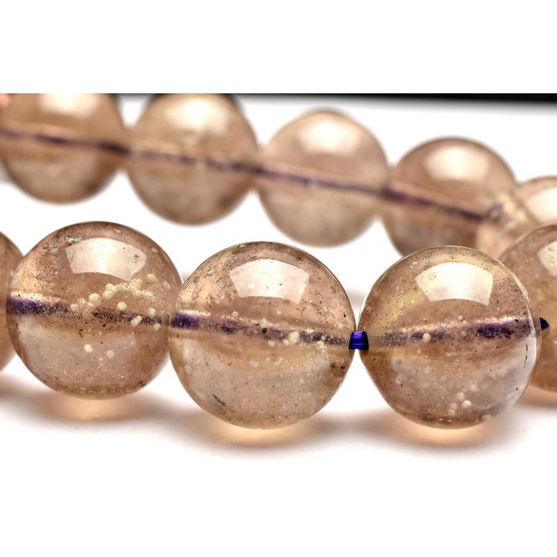 1点物】AAA+☆希少パープル リビアングラス 12mm ブレスレット