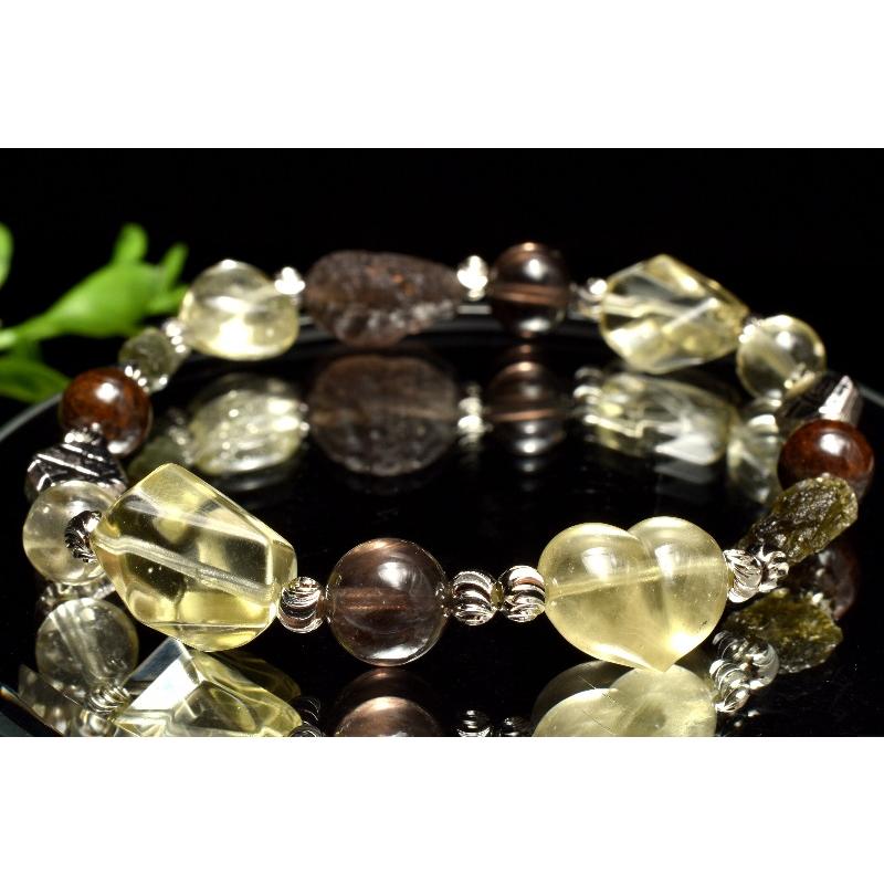 1点物】MIX隕石(リビアングラス+モルダバイト+黒隕石+ゴンドライト