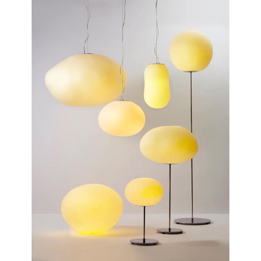 AOYA(アオヤ) Natural Tama-Pendant(M) コード吊タイプ 黒 ナチュラル