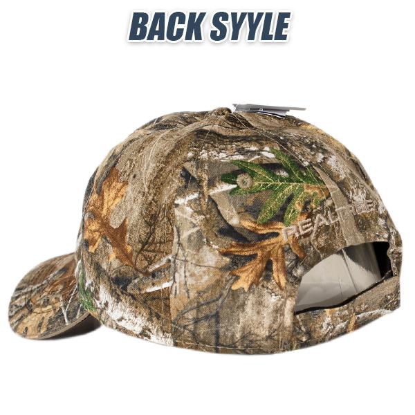 リアルツリー ロゴ 刺繍 キャップ メンズ ブレイズオレンジ リアル