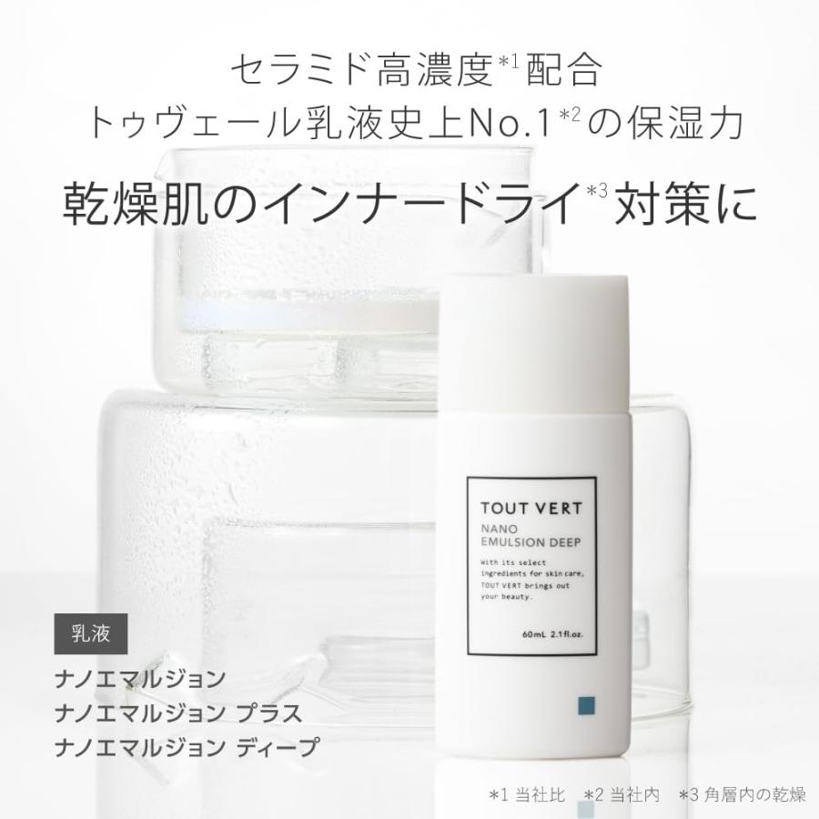 乳液】トゥヴェール ナノエマルジョン プラス 60mL セラミド 高濃度 10